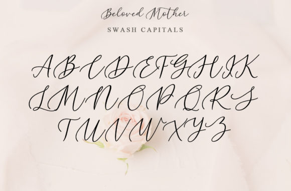 Beloved Mother Font Poster 11