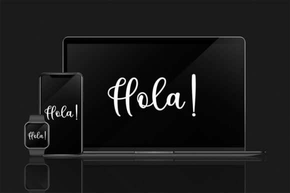 Berdinga Script Font Poster 7