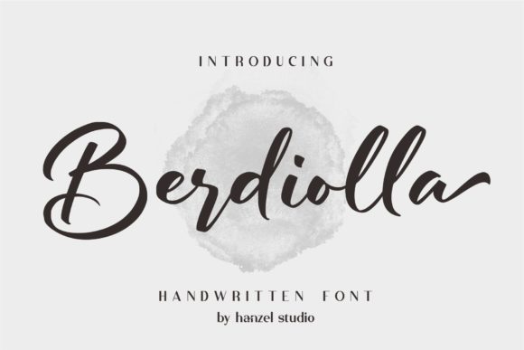 Berdiolla Font Poster 1