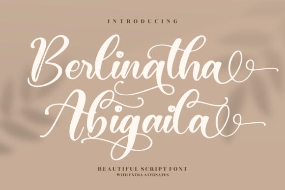 Berlinatha Abigaila Font Poster 1