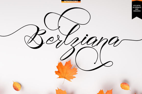 Berlziana Font Poster 1