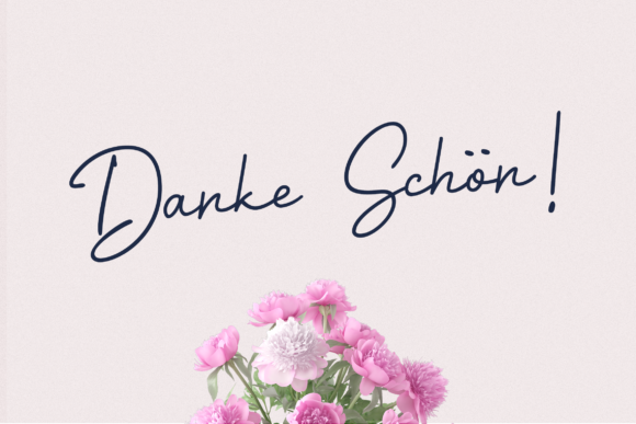 Bernadette Signature Font Poster 7