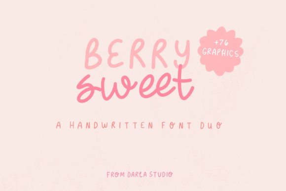 Berry Sweet Font Poster 1