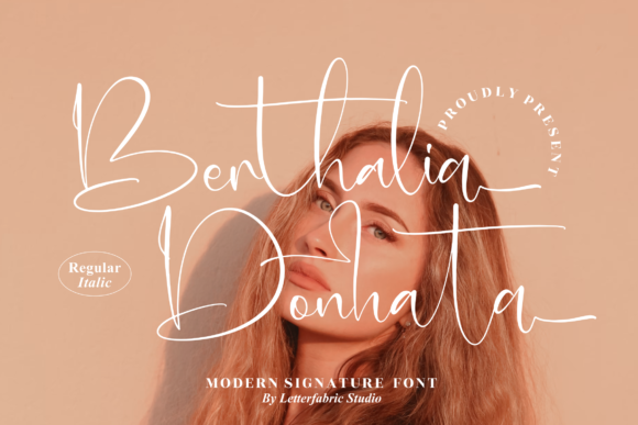 Berthalia Donatha Font Poster 1