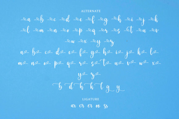 Berthalisa Font Poster 10