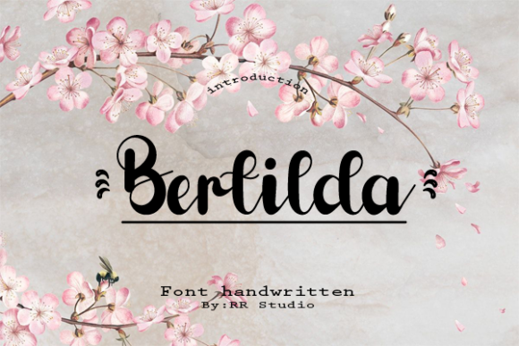 Bertilda Font Poster 1