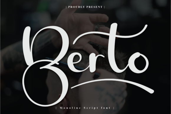 Berto Font Poster 1