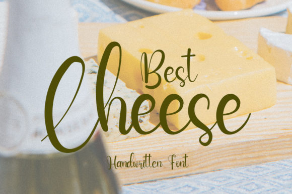 Best Cheese Font Poster 1