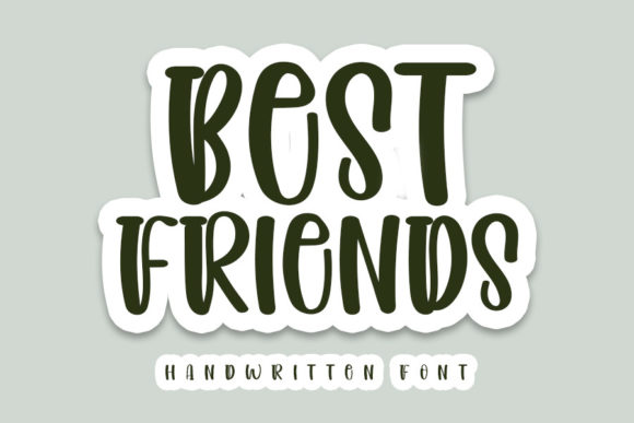 Best Friends Font Poster 1