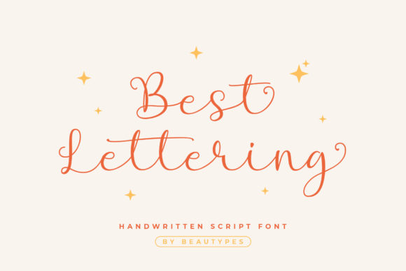 Best Lettering Font Poster 1