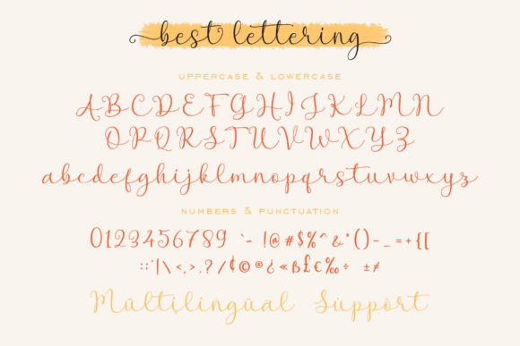 Best Lettering Font Poster 6