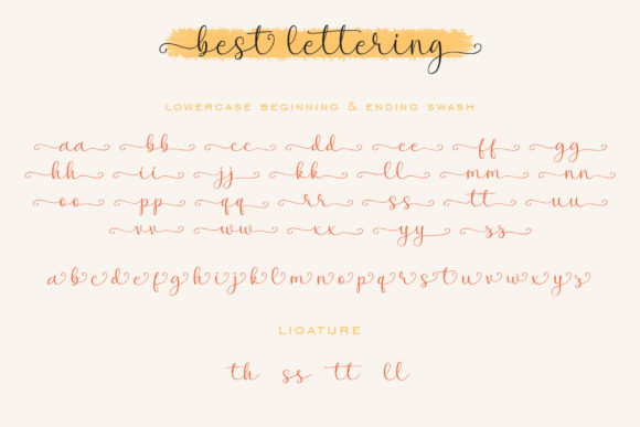 Best Lettering Font Poster 7