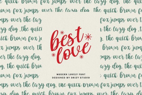 Best Love Font Poster 7