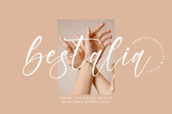 Bestalia Font Bestalia Font Poster 1