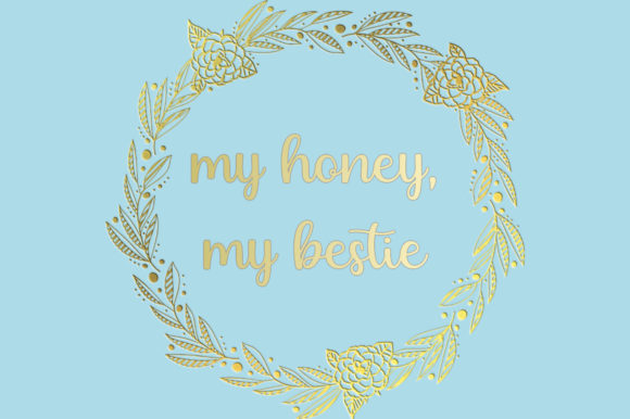 Bestie Font Poster 3