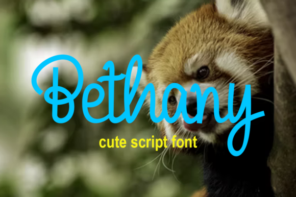 Bethany Font Poster 1