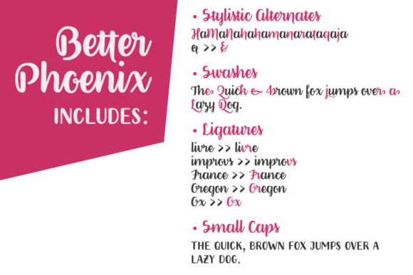 Better Phoenix Font Poster 6