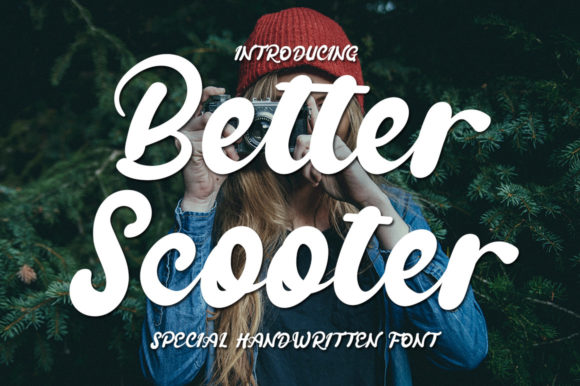 Better Scooter Font Poster 1