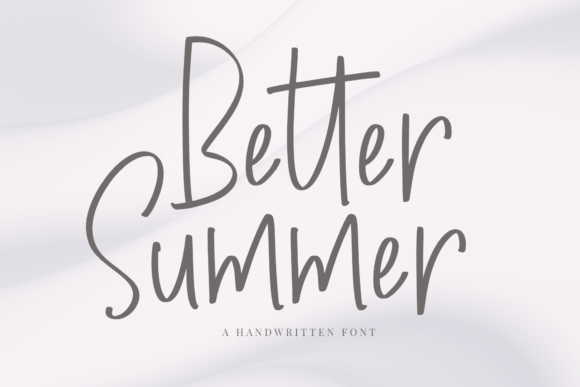 Better Summer Font Poster 1