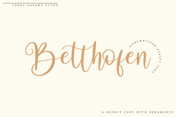 Betthofen Font Poster 1
