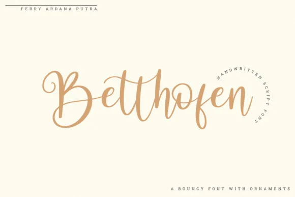 Betthofen Font Betthofen Font Poster 1