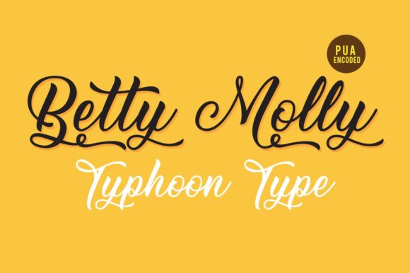 Betty Molly Font Poster 1