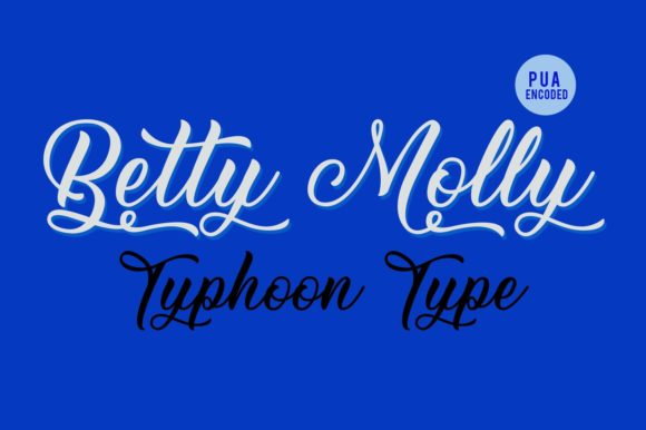 Betty Molly Font Poster 2