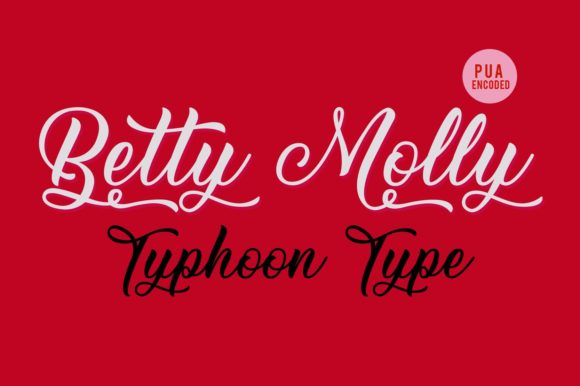 Betty Molly Font Poster 3