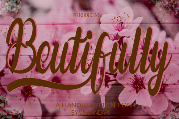 Beutifully Font Poster 4