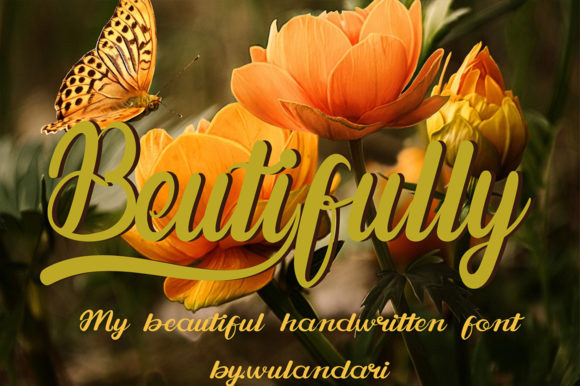 Beutifully Font Poster 5