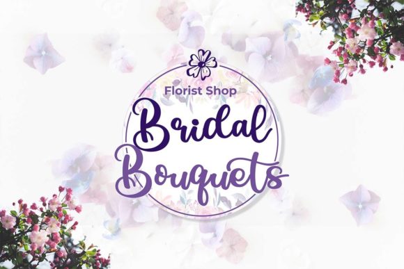 Beverly Flower Font Poster 2