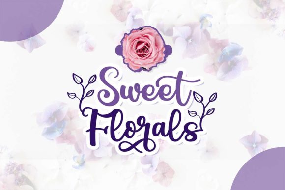 Beverly Flower Font Poster 3