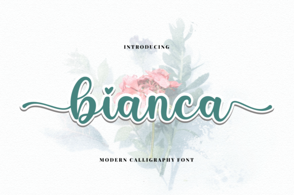 Bianca Font Bianca Font Poster 1