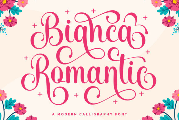 Bianca Romantic Font Font Poster 1