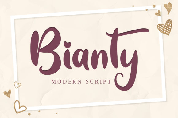 Bianty Font Poster 1