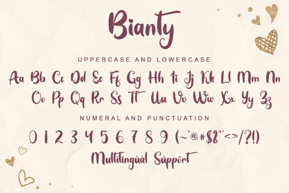 Bianty Font Poster 5