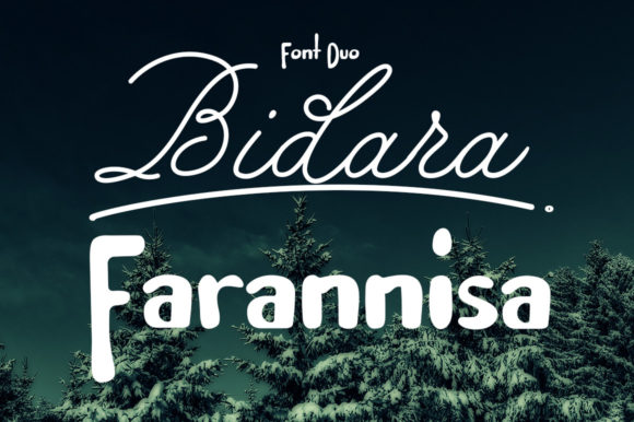 Bidara Farannisa Font Poster 1