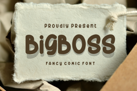 Big Boss Font Poster 1