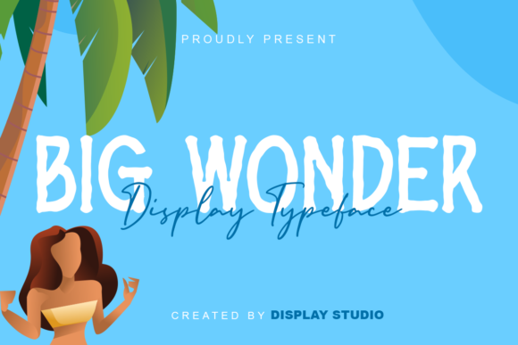 Big Wonder Font Poster 1