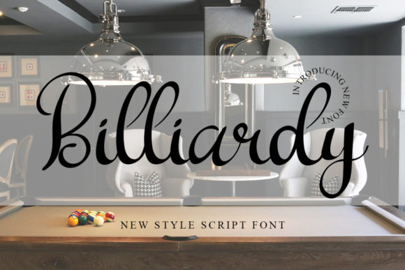 Billiardy Font Poster 1