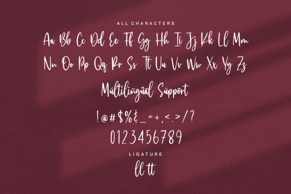 Billie Kimber Font Poster 9