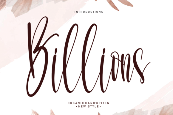 Billions Font Poster 1