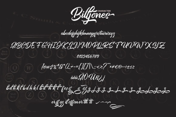 Billjones | Brush Hand-Lettering Script Font Poster 6