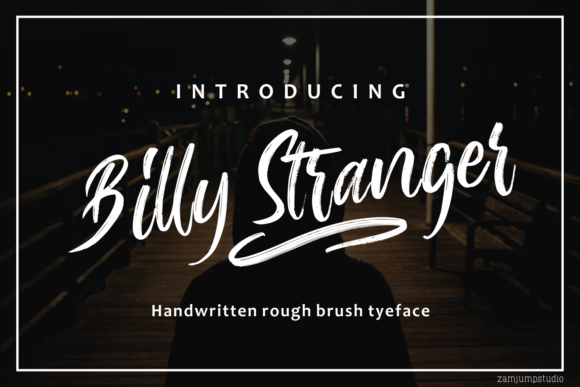 Billy Stranger Font Billy Stranger Font Poster 1