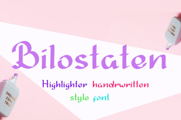 Bilostaten Font Poster 2