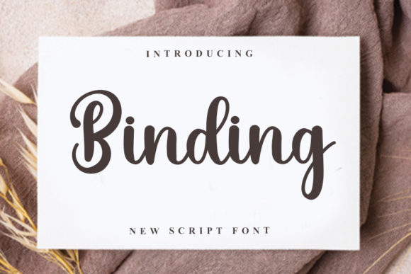 Binding Font Poster 1