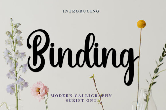 Binding Font Poster 7