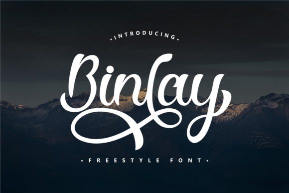 Binlay Font Poster 1