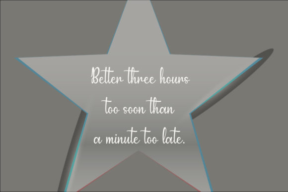 Bintang Font Poster 2
