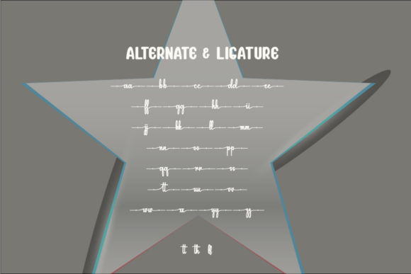 Bintang Font Poster 5